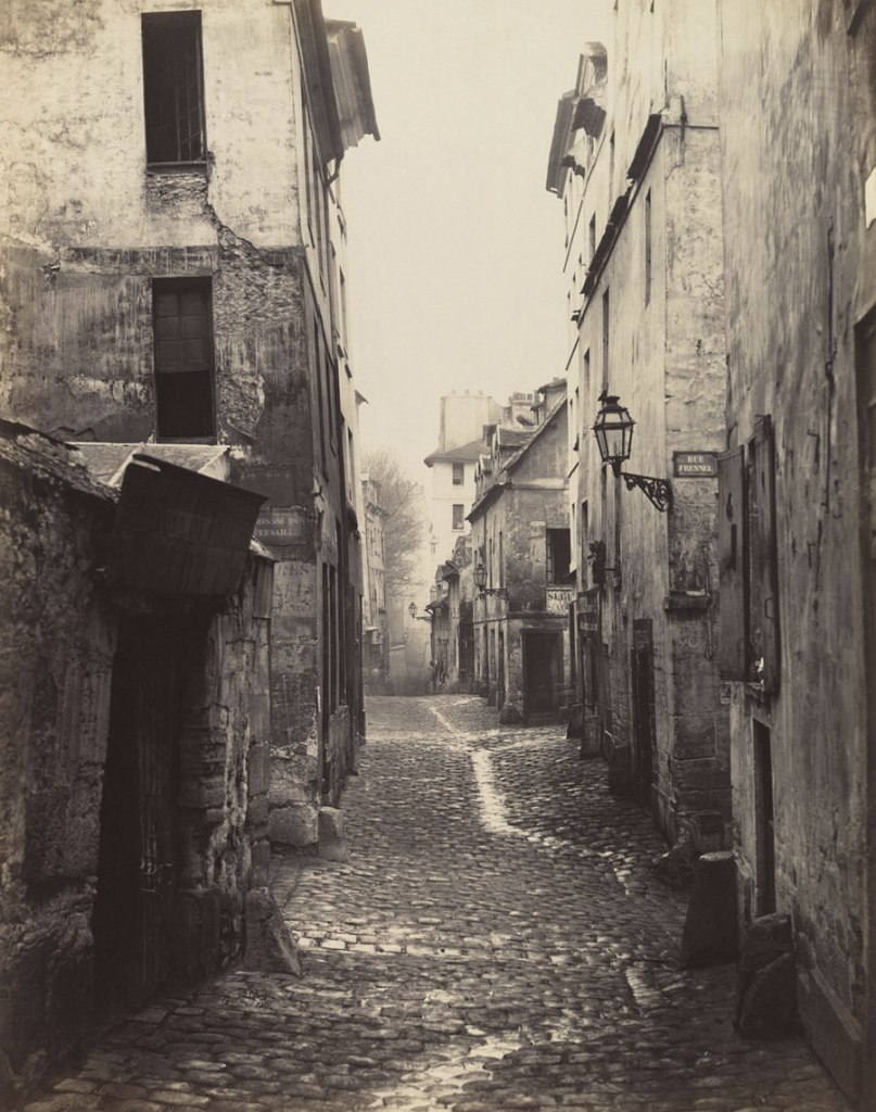 Charles Marville (French, Paris 1813 - 1879 Paris) 'Rue Traversine (from the Rue d'Arras)' c. 1868