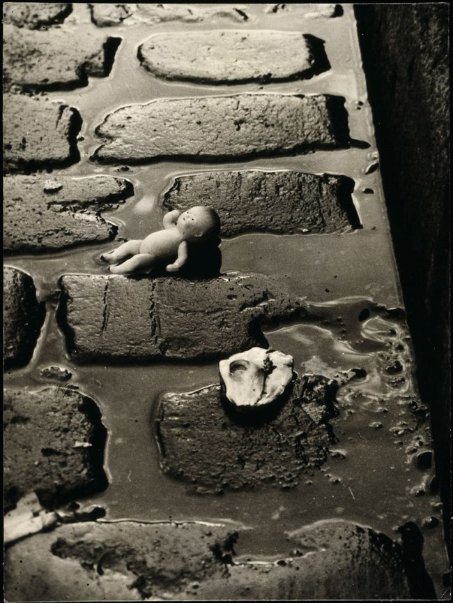 Wols (German, 1913-1951) 'Pepona doll on the cobbles' 1938-1939