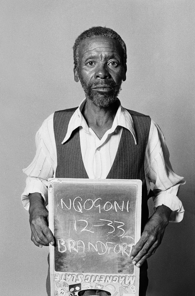 Paul Alberts (South African, 1946-2010) 'The portraits of the applicants' 1994