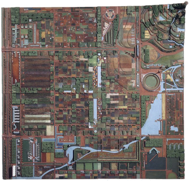 Frank Lloyd Wright (American, 1867-1959) 'Broadacre City Project' 1934-1935