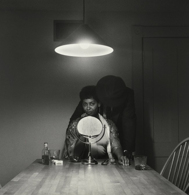 Carrie Mae Weems (American, b. 1953) 'Untitled (Man and mirror)' (from 'Kitchen Table Series') 1990