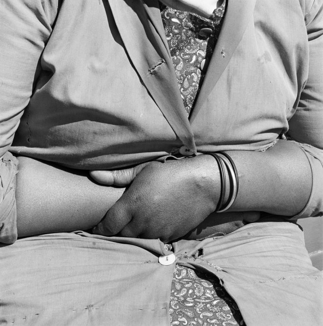 David Goldblatt (South African, 1930-2018) 'Child minder, Joubert Park, Johannesburg, 1975 (no.11)' 1975