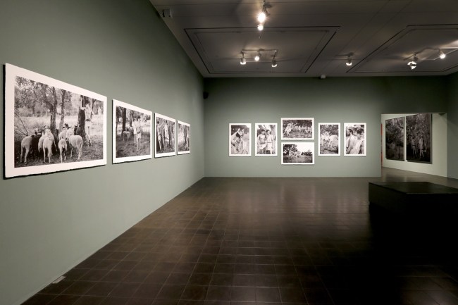Installation view of 'Feuerbach's Muses - Lagerfeld's Models' at Hamburger Kunsthalle