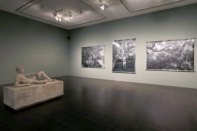 Installation view of 'Feuerbach's Muses - Lagerfeld's Models' at Hamburger Kunsthalle