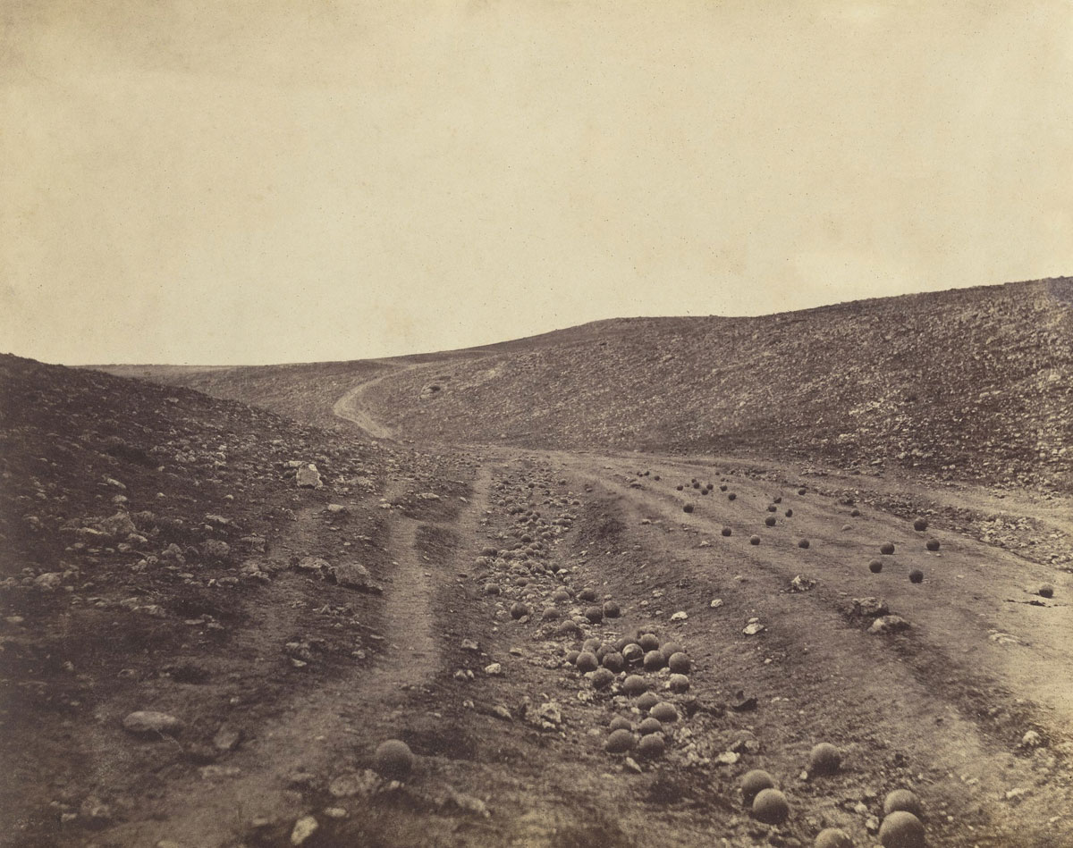 Roger Fenton (English, 1819-1869) 'Valley of the Shadow of Death' April 23, 1855 Roger Fenton (English, 1819-1869) 'Valley of the Shadow of Death' April 23, 1855