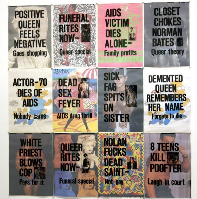 David McDiarmid (Australian 1952-1995, worked in United States 1979-1987) 'Standard bold condensed' 1994 (installation view)