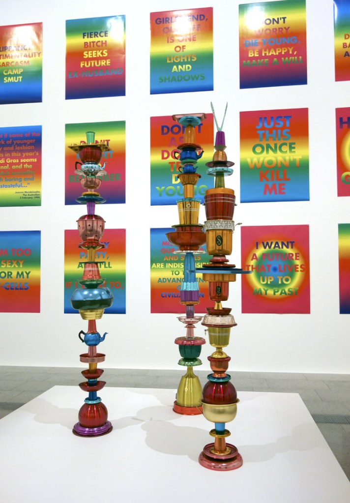 Peter Tully (Australian, 1947-1992), David McDiarmid (Australian 1952-1995, worked in United States 1979-1987), Ron Smith (Australian, b. 1950s) 'Totem works' 1992-1995 (installation view)