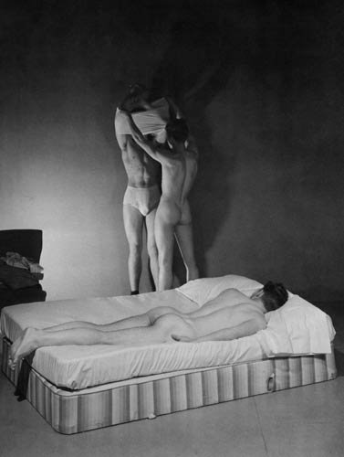 George Platt Lynes. 'Untitled [Charles 'Tex' Smutney, Charles 'Buddy' Stanley, and Bradbury Ball]' c. 1942