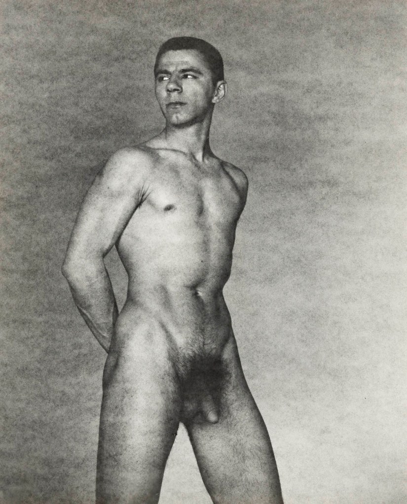 George Platt Lynes (American, 1907-1955) 'Ted Starkowski (standing, arms behind back)' c. 1950