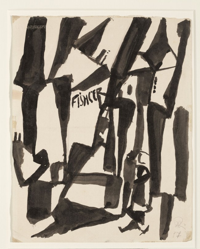 Hans Richter (German, 1888-1976) 'Houses' 1917