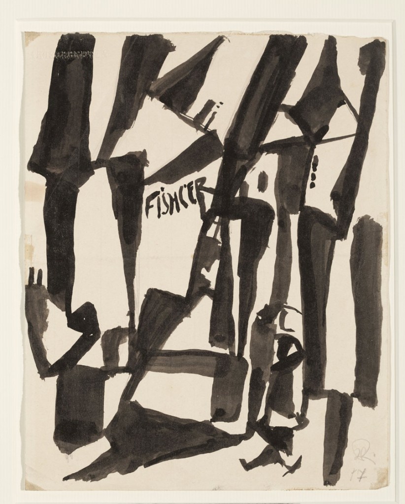 Hans Richter (German, 1888-1976) 'Houses' 1917