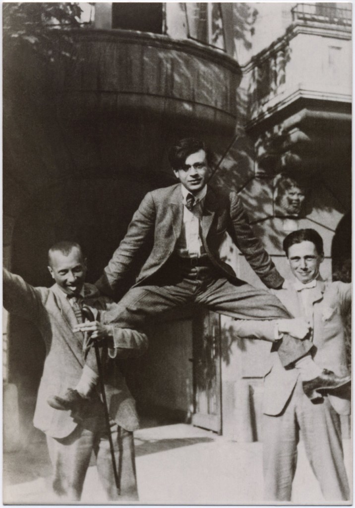 Unknown artist. 'Hans Arp, Tristan Tzara and Hans Richter, Zurich' 1918