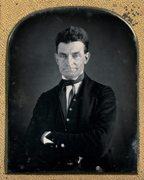 Augustus Washington (American, 1820-1875) 'John Brown' c. 1846-1847 from the exhibition 'In the Looking Glass: Recent Daguerreotype Acquistions' at the Nelson-Atkins Museum of Art, Kansas City, January - July, 2014