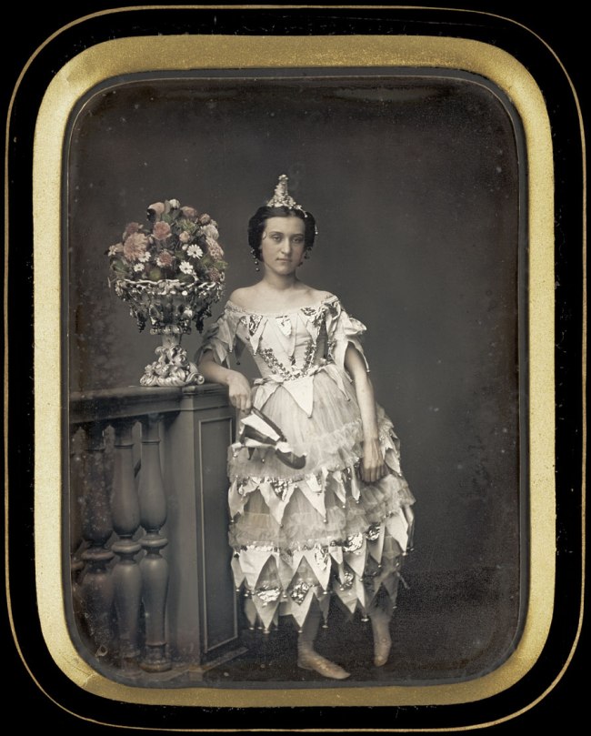 (Pierre) Victor Plumier (French, active 1840s-1850s) 'Lady in Costume' c. 1850