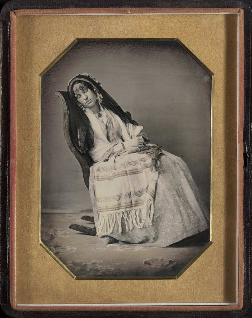 David C. Collins (American, 1825-1909)  Thomas P. Collins (American, 1823-1873) 'Portrait of Frances Amelia Collins Mitchell' c. 1850