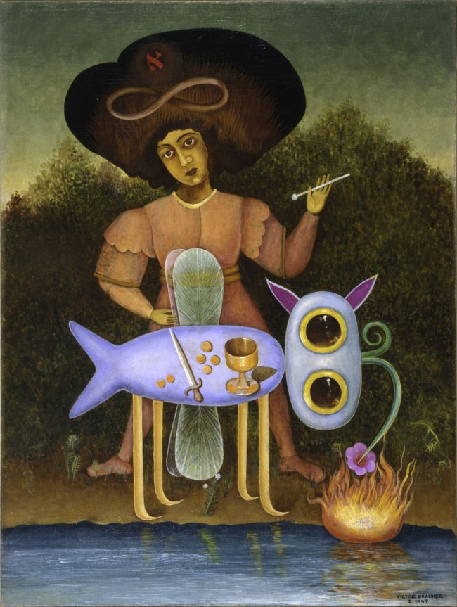 Victor Brauner (Romanian, 1903-1966) 'Le Surréaliste' (“The Surrealist”) 1947 Victor Brauner (Romanian, 1903-1966) 'Le Surréaliste' (“The Surrealist”) 1947