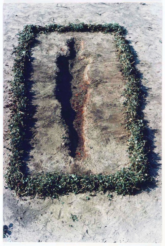 Ana Mendieta (Cuban-American, 1948-1985) 'Untitled' 1978 "Silueta Series, Iowa"