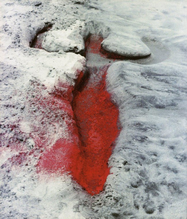 Ana Mendieta (Cuban-American, 1948-1985) 'Untitled' 1976 "Silueta Series, Mexico"