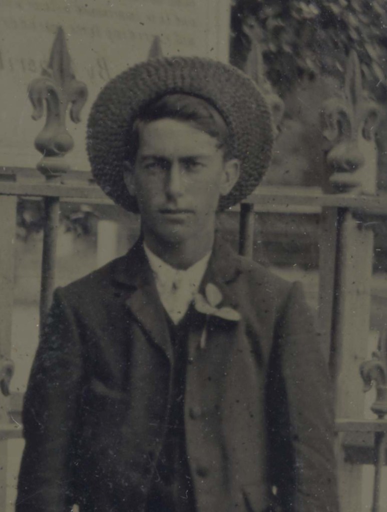 Photographer unknown. 'Leslie Quinn and W. Dunk' c. 1890 (detail)