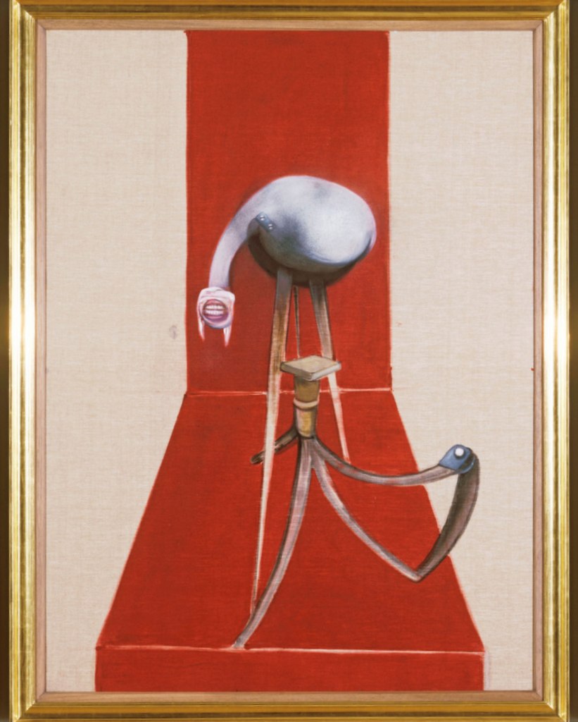 Francis Bacon (British, 1909-1992) 'Second Version of Triptych 1944' 1988 (detail)