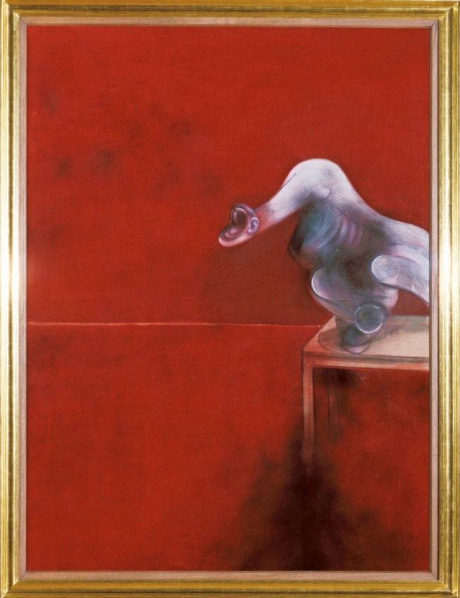 Francis Bacon (British, 1909-1992) 'Second Version of Triptych 1944' 1988 (detail) Francis Bacon (British, 1909-1992) 'Second Version of Triptych 1944' 1988 (detail)