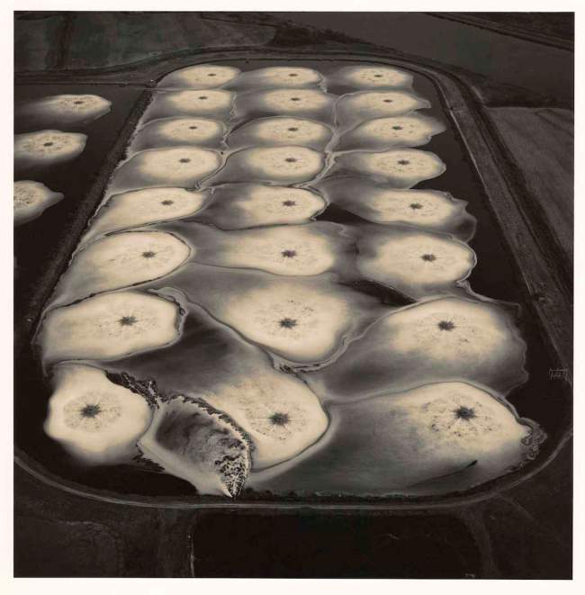 Emmet Gowin (American, b. 1941) 'Aeration Pond, Toxic Water Treatment Facility, Pine Bluff, AK (Arkansas)' 1989