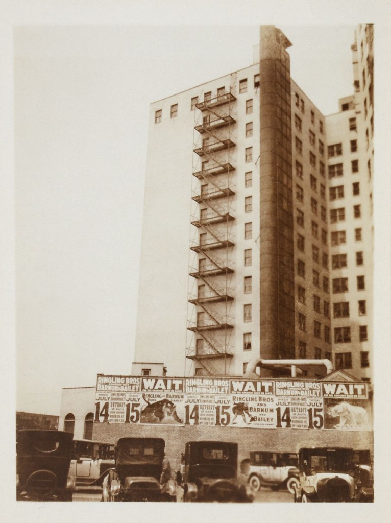 Knud Lonberg-Holm. 'Detroit, Rear Façade of a Hotel' 1924