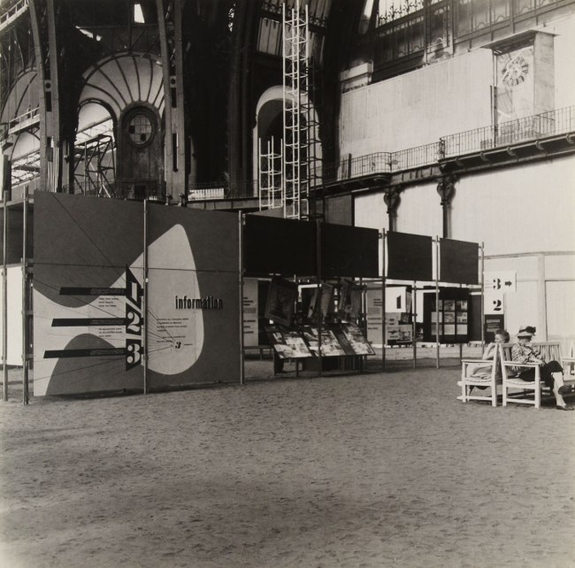 Knud Lonberg-Holm (Danish, 1895-1972) 'Sweet's Display, Exposition des Techniques Américianes de l’Habitation et de l'Ubranisme (Information 1, 2, 3)' Paris, Grand Palais, June 14-July 21, 1946