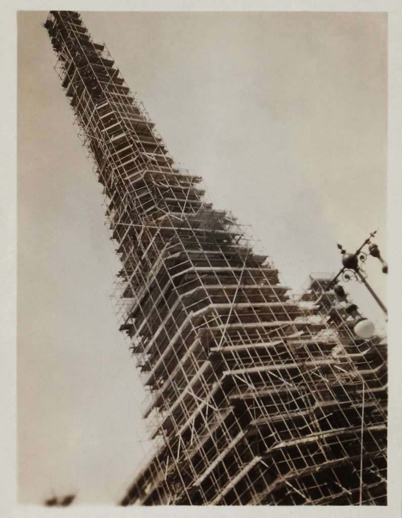 Knud Lonberg-Holm (Danish, 1895-1972) '48th Street/St. Nicholas Church scaffolding' c. 1923-1924 Knud Lonberg-Holm (Danish, 1895-1972) '48th Street/St. Nicholas Church scaffolding' c. 1923-1924
