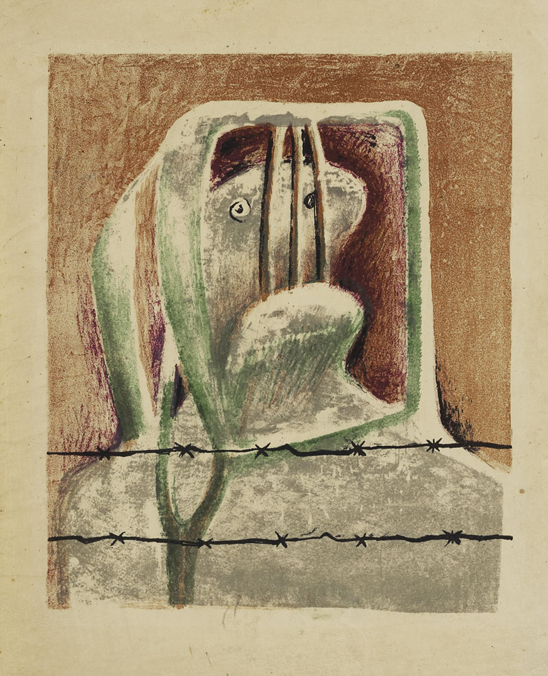 Henry Moore (English, 1898-1986) 'Spanish Prisoner' 1939