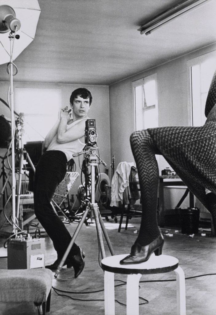 Terry O'Neill (British, 1938-2019) 'David Bailey photographing Moyra Swan' 1965