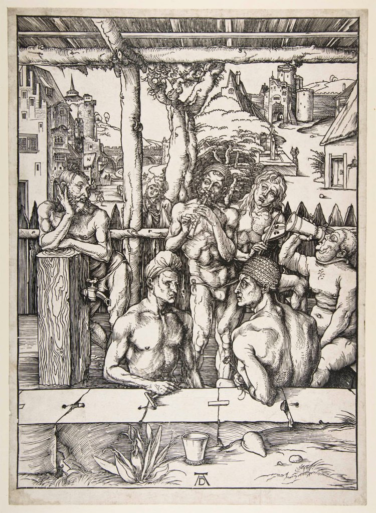 Albrecht Dürer (German, 1471-1528) 'The Men's Bath' c. 1498