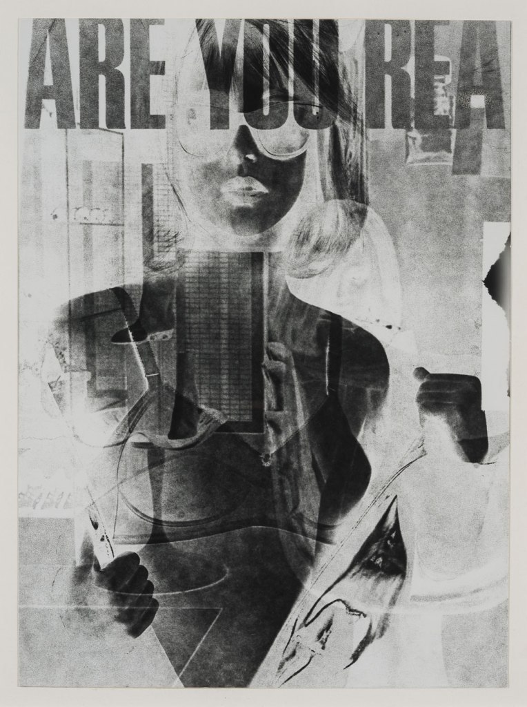 Robert Heinecken (American, 1931-2006) 'Are You Rea #1' 1968 