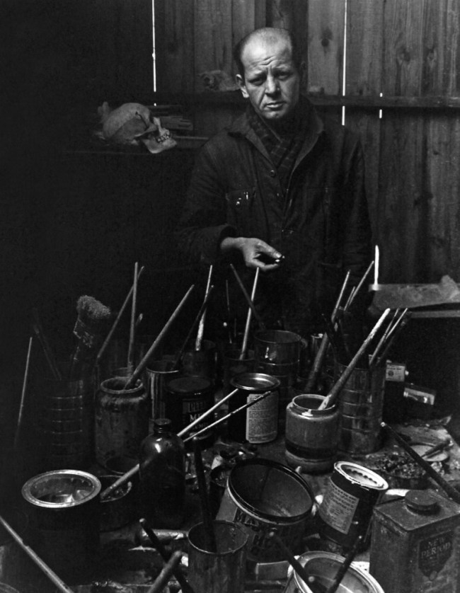 Arnold A. Newman (American, 1918-2006) 'Jackson Pollock' 1949