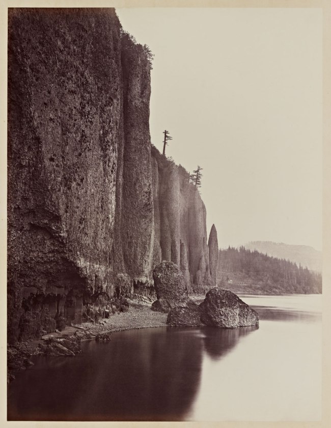 Carleton Watkins (American, 1829-1916) 'Cape Horn, Columbia River' 1867