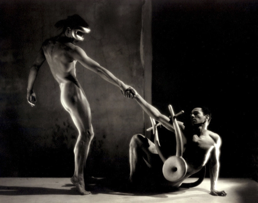 George Platt Lynes. 'Nicholas Magallanes and Francisco Moncion in Balachines's Orpheus II' 1948