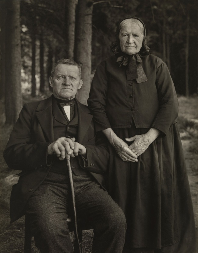 August Sander. 'Farming Couple, Westerwald' 1912