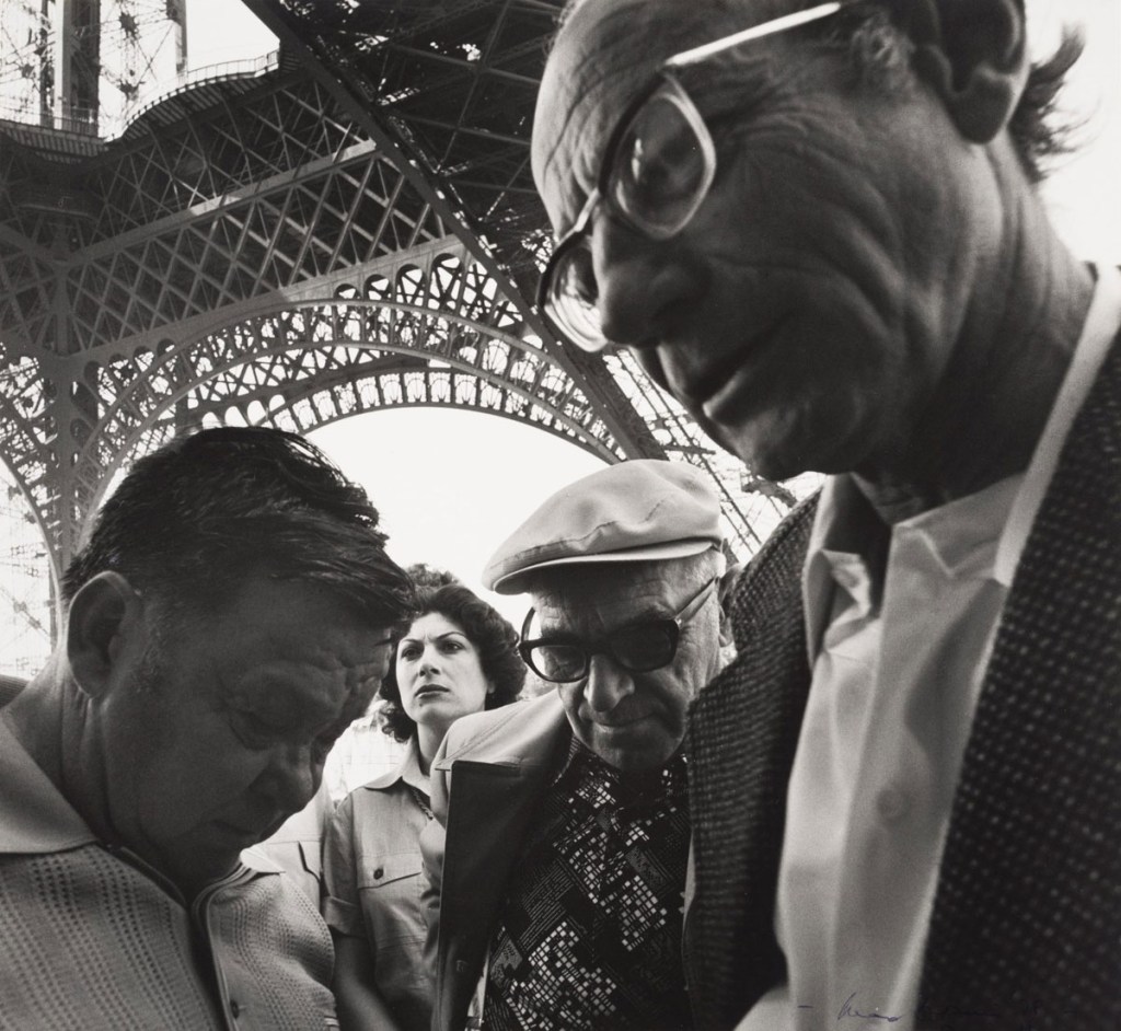 Max Dupain (Born Australia 1911, died 1992) 'Untitled (group of people near the Eiffel tower)' 1978