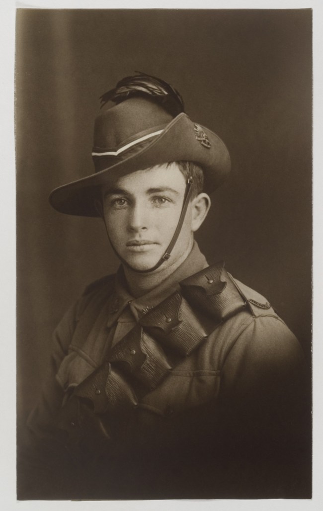 Crown Street Studios. 'Claude James Hunt' c. 1918