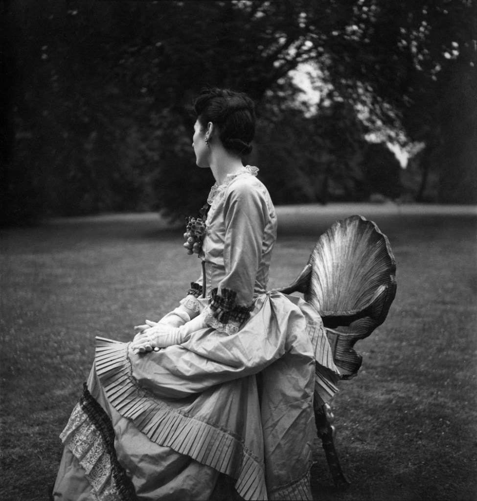 Cecil Beaton (British, 1904-1980) 'Alice von Hofmannsthal, Ashcombe, 1937, in her Costume for "The Gardener’s Daughter" for "The Anti Dud Ball" at the Dorchester Hotel, 13 July 1937' 1937