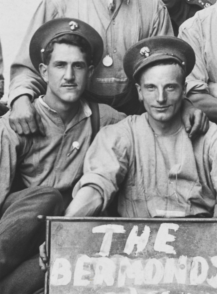 Christina Bloom (British, 1862-1939) 'The 'Bermondsey B'hoys' from the 2nd Grenadier Guards' c. 1914-1915 (detail)