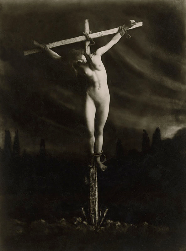 Frantisek Drtikol (1883-1961) 'Crucified' before 1914