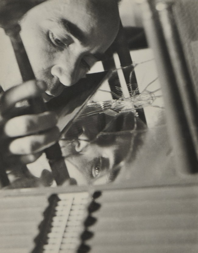Kati Horna (Mexican born Hungary, 1912-2000) 'José Horna elaborando la maqueta de la casa de Edward James' [José Horna Working on the Maquette for Edward James's House] Mexico, 1960