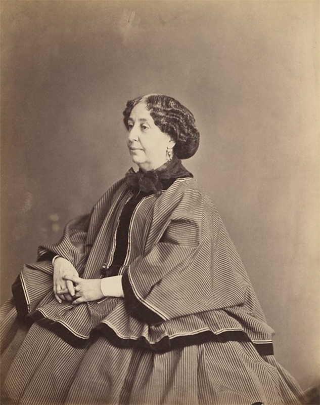 Nadar [Gaspard Félix Tournachon] (French, 1820-1910) 'George Sand (Amandine-Aurore-Lucile Dupin)' c. 1864 from the exhibition 'Lichtbilder. Photography at the Städel Museum from the Beginnings to 1960' at the Städel Museum, Frankfurt, July - October, 2014