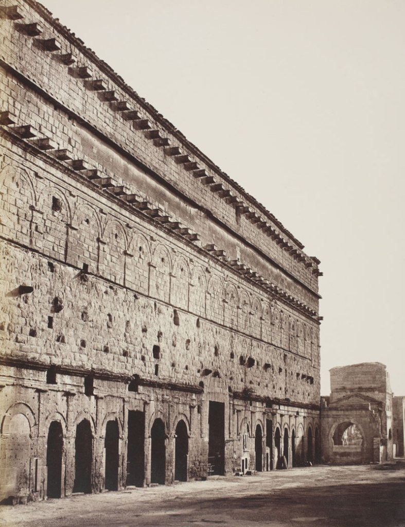 Édouard Baldus (French, 1813-1889) 'Orange: The Wall of the Théâtre antique' 1858 Édouard Baldus (French, 1813-1889) 'Orange: The Wall of the Théâtre antique' 1858