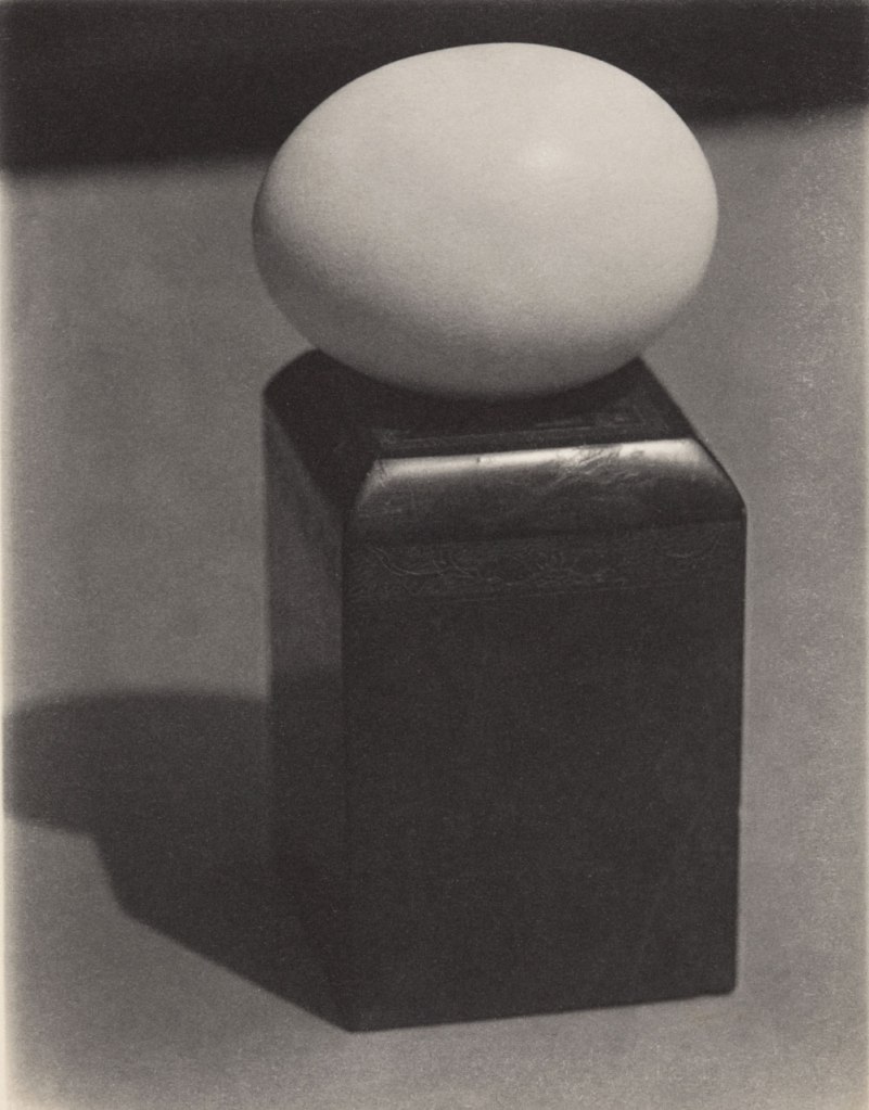 Paul Outerbridge (1896-1958) 'Egg on Block' 1923