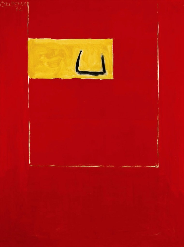 Robert Motherwell (American, 1915-1991) 'Untitled (red)' 1972