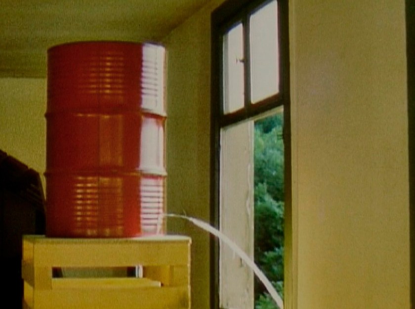 Roman Signer (Swiss, born 1938) 'Barrel (Fass)' 1985