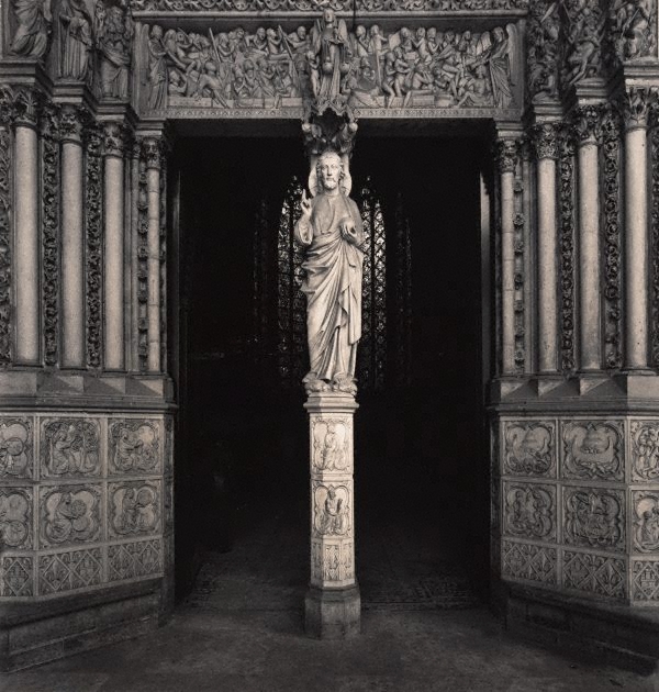 Max Dupain (Born Australia 1911, died 1992) 'Untitled (the statue of Christ at the portal of La Sainte-Chapelle)' 1978