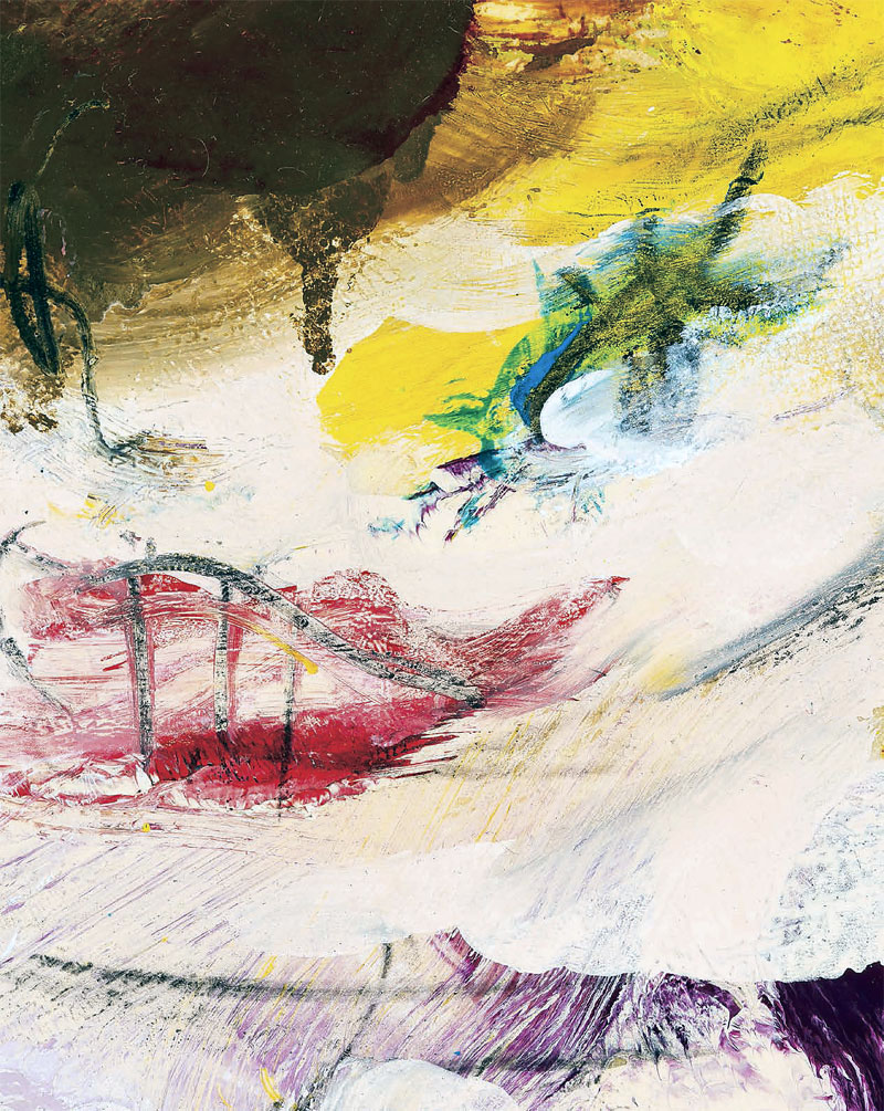 Willem de Kooning (Dutch-American, 1904-1997) 'Untitled (Woman)' 1965 (detail) 